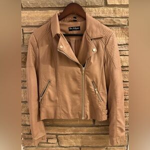 Faux leather jacket